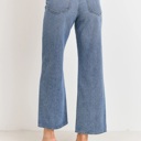  Carmella High Rise Clean Dad Jean | Non-Distressed Denim | Medium Wash | Wide-Leg | Trendy Fall Jean