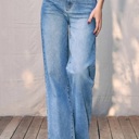  Courtney High-Rise Essential Wide Leg Jeans | Women's Denim | Everyday Bottoms | Casual Medium Wash | All Seasons