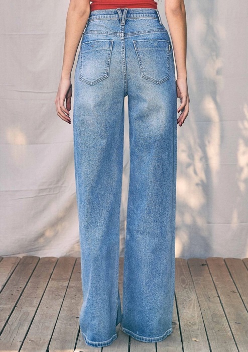 Courtney High-Rise Essential Wide Leg Jeans | Women's Denim | Everyday Bottoms | Casual Medium Wash | All Seasons