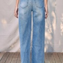  Courtney High-Rise Essential Wide Leg Jeans | Women's Denim | Everyday Bottoms | Casual Medium Wash | All Seasons