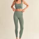  Dara Seamless Bra + Legging Set | Sage Green | Activewear | Sports Bra | Athleisure | Gym Attire