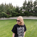  ROCK Graphic Tee | Black Cotton Women's T-Shirt | Concert Apparel