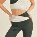  Jaclyn Color Block Front-Twist Top + Legging Set | High Waist Twist-Front Detail | Sports Bra | Activewear