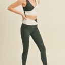  Jaclyn Color Block Front-Twist Top + Legging Set | High Waist Twist-Front Detail | Sports Bra | Activewear