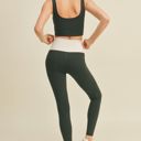  Jaclyn Color Block Front-Twist Top + Legging Set | High Waist Twist-Front Detail | Sports Bra | Activewear