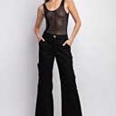  Jillian Rhinestone Tulle Bodysuit | Black Sheer Sparkly Bodysuit | Sheer Top | Spring and Summer Trends