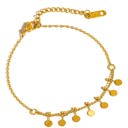  Kaylani 18K Gold Classic Round Charm Bracelet | Women's Accessories | Lead & Nickel Free | Hypoallergenic | Water Resistant