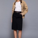  Liana Corduroy Barn Jacket - KHAKI | Women's Casual Fall and Winter Style | Trendy | Collared | Neutral