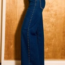  Madyson Stud Wide Leg Jeans | Women's Denim | Trendy High Waist Medium Wash | Fall and Winter Style | Year-Round | Statement Jean