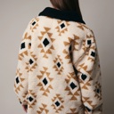  Maven Sherpa Zip Up Jacket | Women's Fall or Winter Top | Collared | Trendy Style | Cold Weather Comfy Fashion