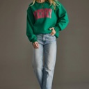  Merry Graphic Sweatshirt | Red or Green Women's Pullover Tops | Christmas Holiday Festive Winter Fashion | Crewneck | Long Sleeve