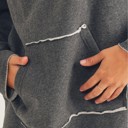  Rocco Brushed Grey Pullover | Fall Sweatshirt | Athleisure | Women's Activewear | Gray Sweater | Fall Fashion Trends