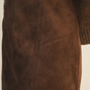  Sandy Fitted Suede Mini Skirt | Women's Chocolate Brown Fall and Winter Bottoms | Trendy Chic Style | Holiday Outfit