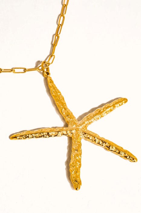 Suki 18K Gold Statement Star Necklace | Vacation | Lead & Nickel Free | Water Resistant | Hypoallergenic