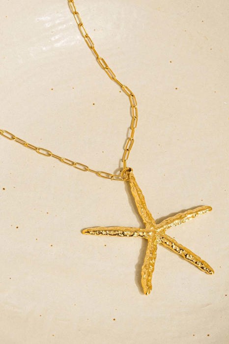 Suki 18K Gold Statement Star Necklace | Vacation | Lead & Nickel Free | Water Resistant | Hypoallergenic