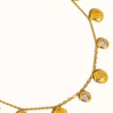  Sylvia 18K Gold Non-Tarnish Shell Charm Necklace | Gold-Plated | Summer | Lead & Nickel Free | Hypoallergenic | Water Resistant