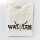  Wallen Mineral Washed Graphic Tee | Country Music Fan | Women's Cream T-Shirt | Morgan Whallen