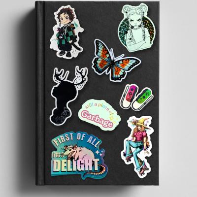 Assorted Edgy Vinyl Stickers