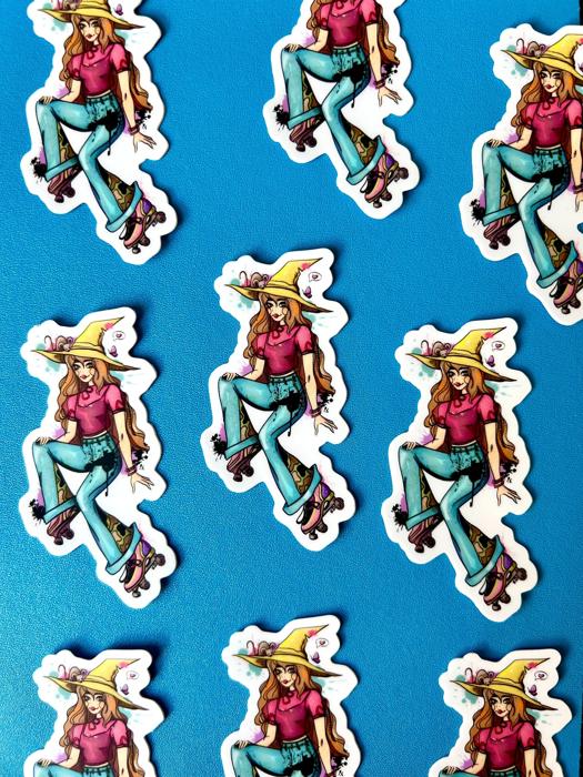 Assorted Edgy Vinyl Stickers