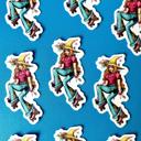  Assorted Edgy Vinyl Stickers
