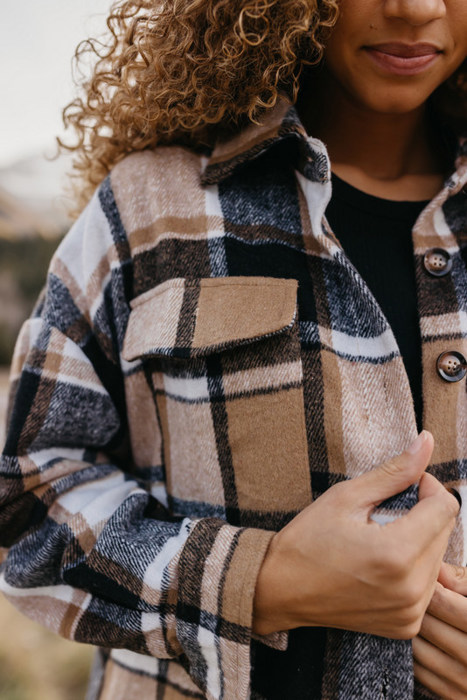 Long Plaid Shackets