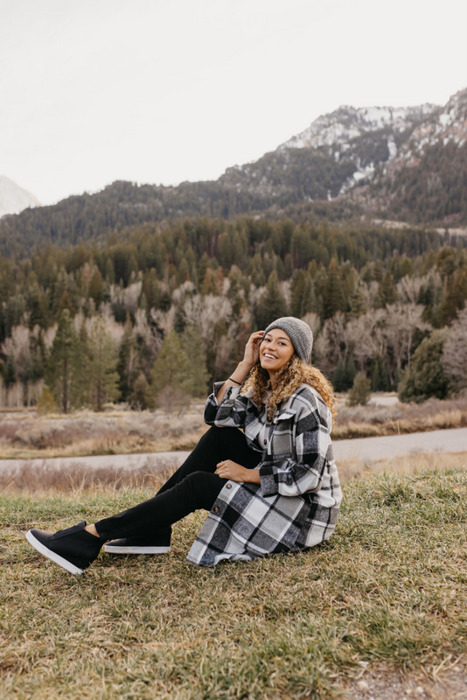 Long Plaid Shackets