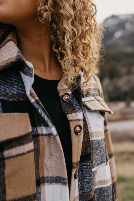 Long Plaid Shackets