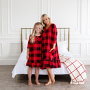 Girls Buffalo Plaid M (6-8) Holiday House Dress