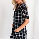 Large Black Plaid Noel House Dresses (Women's Sizes)