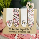  Strawberry Patch | Magnetic Bookmark | Set of 4