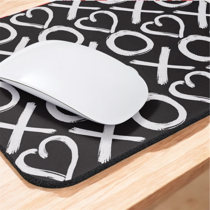 Black XOXO | Mouse Pad