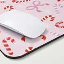  Candy Cane And Bow Mouse Pad