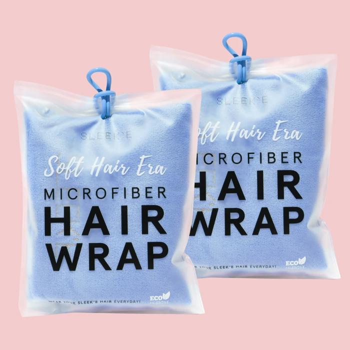 The Microfiber Hair Wrap Duo