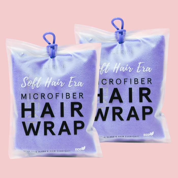 The Microfiber Hair Wrap Duo