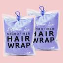 Purple The Microfiber Hair Wrap Duo