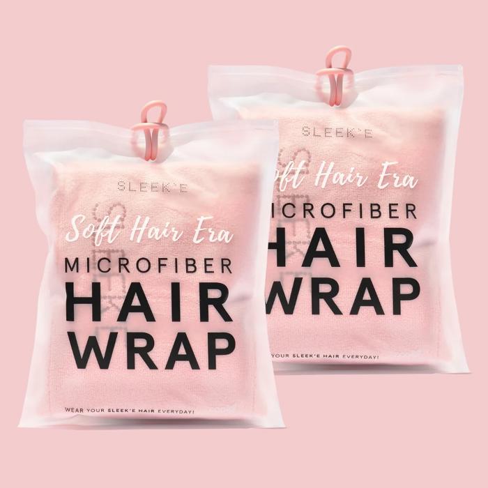 The Microfiber Hair Wrap Duo