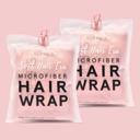 Pink The Microfiber Hair Wrap Duo