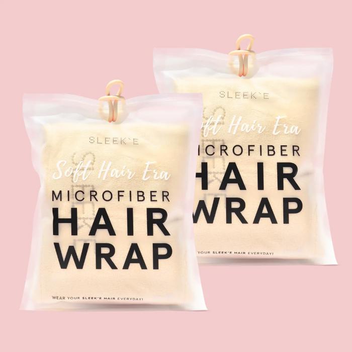 The Microfiber Hair Wrap Duo