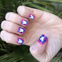  Black & White Magical Mouse Nail Art Decals | Nail Stickers | Disney Vacation Nails