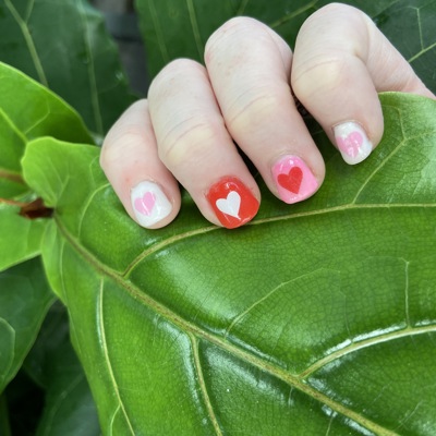 Heart Nail Art Decals | Nail Stickers | Valentine’s Love Nails
