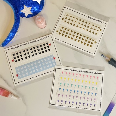Main Street Ready Nail Decal Multi-Pack | Nail Stickers | Disney Vacation Nails