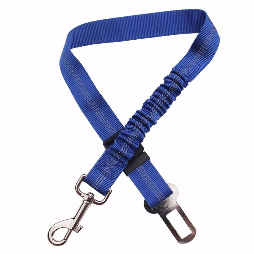 Adjustable Shock Absorbing Dog Leash Seat Belt