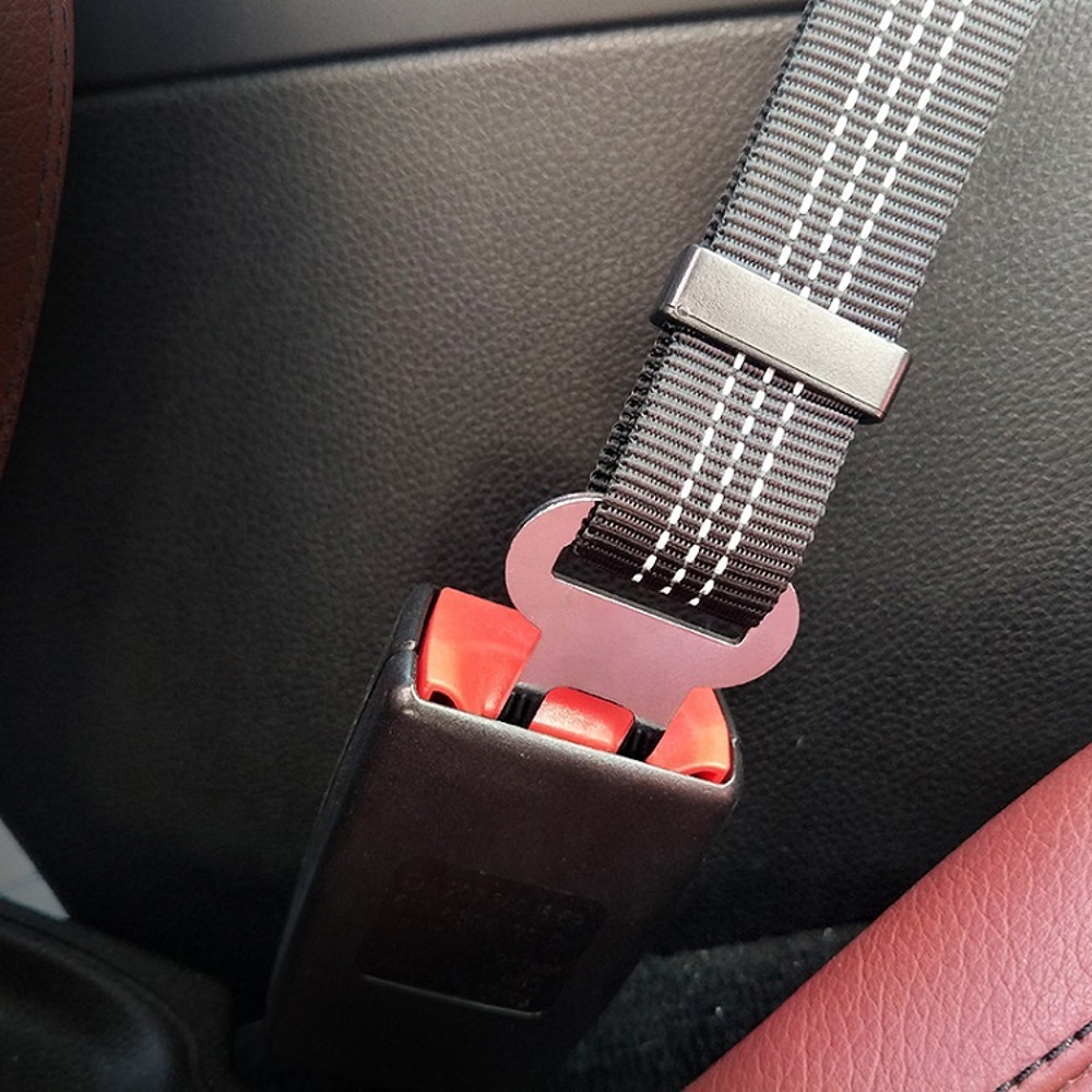 Adjustable Shock Absorbing Dog Leash Seat Belt