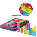  Kids Educational Board Game Stress Reliever Building Block Silicone Puzzle Push Pop Bubble Fidget Toy