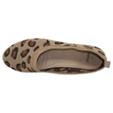 Leopard Brown Size 7 SOBEYO Ballet Flats Comfort Soft-Sole Breathable Sweater Fabric Lightweight Round Toe