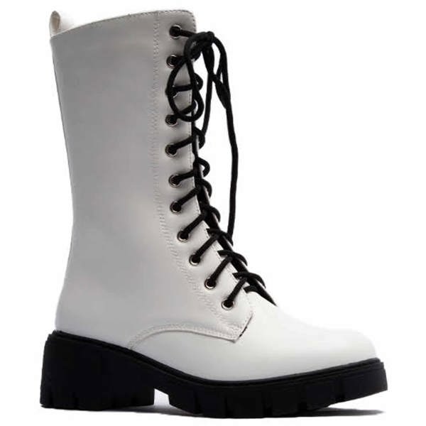 Women's Chunky Platform Lace-up Boots