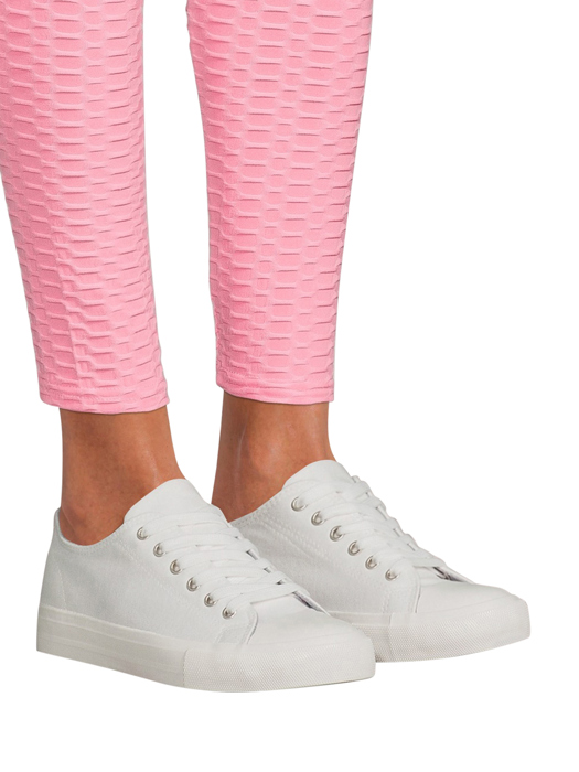 SOBEYO Women's Sneakers Canvas Lace-Up Low Top Memory Foam Cushion