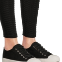  SOBEYO Women's Sneakers Canvas Lace-Up Low Top Memory Foam Cushion