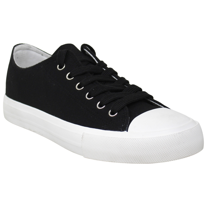 SOBEYO Women's Sneakers Canvas Lace-Up Low Top Memory Foam Cushion