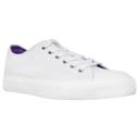 White Size 8 SOBEYO Women's Sneakers Canvas Lace-Up Low Top Memory Foam Cushion